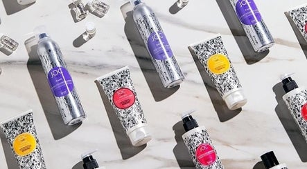 Elegant beauty product display at ditch the box, Gqeberha, Eastern Cape, ZA. Modern packaging on marble surface.