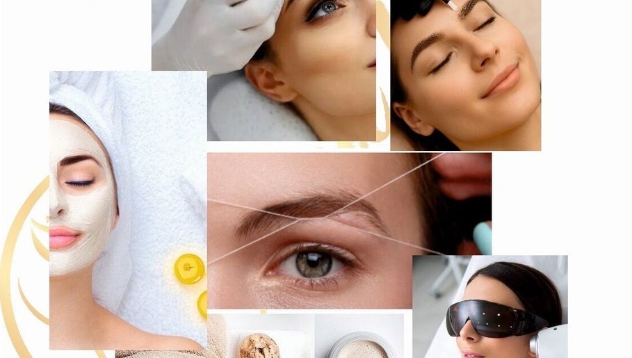 Behandelingen bij Sara Beauty in Amersfoort, Utrecht, NL met gezichtsmasker, wenkbrauw threading en lasertherapie.