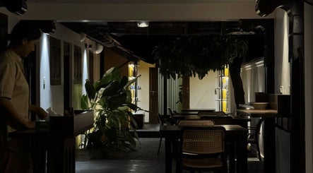 Cozy interior of Gramam Living - Spa showcasing elegant decor in Varkala, Kerala, IN.