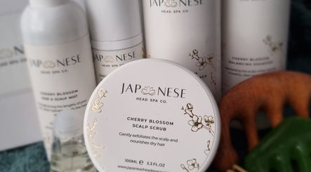 Cherry Blossom scalp care products at Zen Den, Dumbarton, Scotland, GB offer nourishing treatments for hair.
