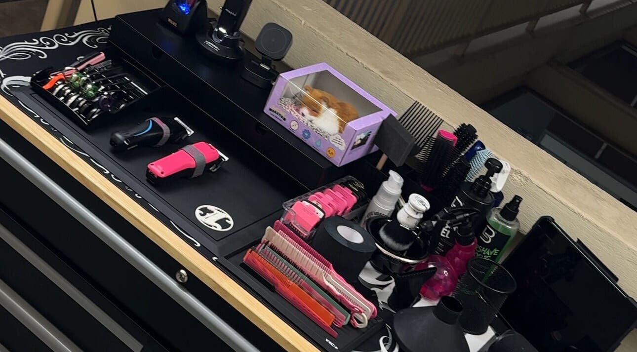 Professional grooming tools at Rascals, Singapore, SG ready for beauty services.