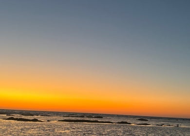 Stunning sunset view near SS Nail Salon, Nahf, North District, IL.
