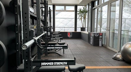 WITNESS THE FITNESS at AH&BC PERFORMANCE GYM in Amstelveen, Noord-holland, NL showcases modern fitness equipment.
