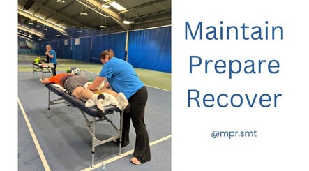 MPR Sports Massage therapists in action at Newtownabbey, Northern Ireland, GB venue, ensure optimal recovery.