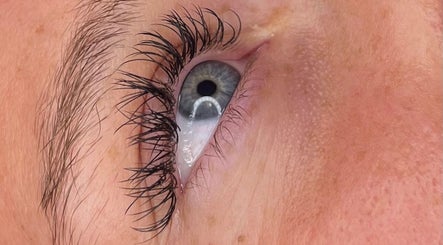 Close-up of lash extensions at Beauty by SKC, Livingston, Scotland, GB.