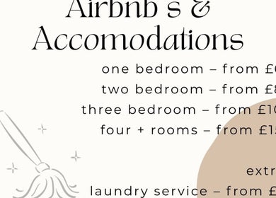 Pricing for accommodations at Quality Time - Household Services in Catcliffe, England, GB.