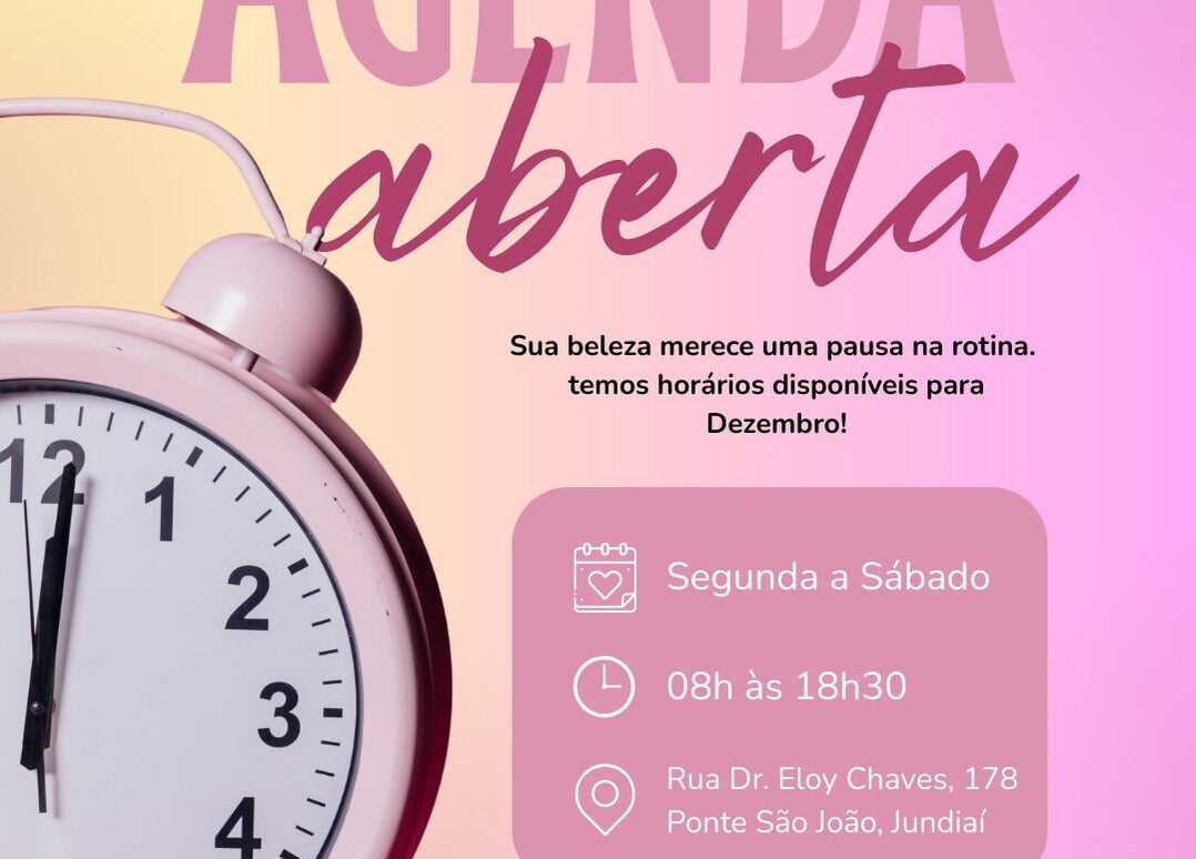 Horário de funcionamento do Nail Studio By Caroline Viana, São Paulo, São Paulo, BR. Segunda a Sábado, 08h às 18h30.