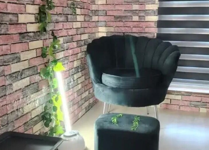Relaxing chair setup at Nonny Tips & Toes Nail Bar, Queensburgh, Kwazulu-natal, ZA, with stylish decor.