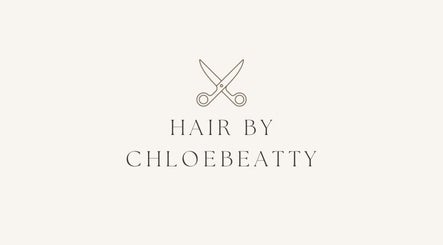 Logo of Hairbychloebeatty with elegant scissors design in Sligo, County Sligo, IE.