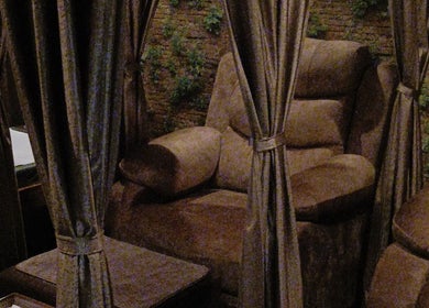 Luxurious massage chair at Footvarma, offering a serene ambiance in Chennai, Tamil Nadu, IN.