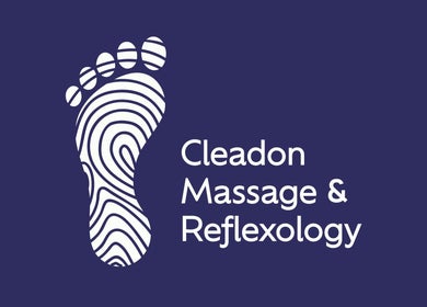 Logo of Cleadon Massage & Reflexology, Cleadon, Village, England, GB, featuring a stylized footprint design.