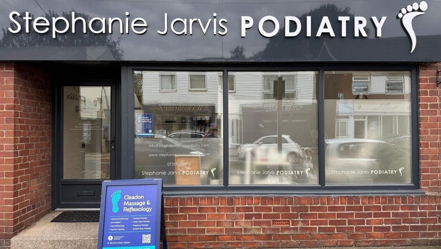 Front entrance of Cleadon Massage & Reflexology in Cleadon, Village, England, GB.