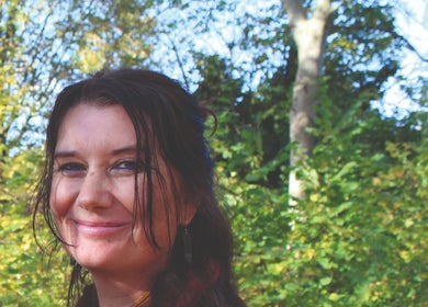Smiling person enjoying nature at Cleadon Massage & Reflexology, Cleadon Village, England, GB.