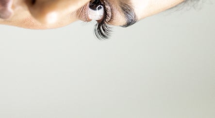 Close-up of detailed lash extensions at Coulée Lash Studio in Sandton, Gauteng, ZA.