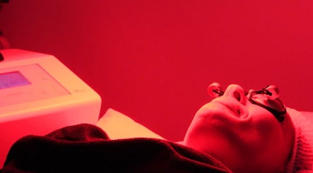 Red light therapy at Rosem Health Clinic, Nottingham, England, GB promotes relaxation and skin rejuvenation.