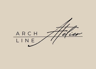 The Arch Line Atelier logo in elegant script, located in Bankstown, New South Wales, AU.