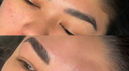 Eyebrow transformation at The Arch Line Atelier in Bankstown, New South Wales, AU. Stunning before and after results.