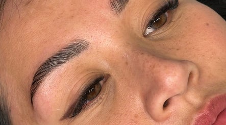 Beautifully shaped eyebrows at The Arch Line Atelier, Bankstown, New South Wales, AU.