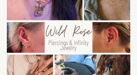 Wild Rose jewelry and piercings display in Lincoln, Nebraska, US. Elegant accessories showcased.