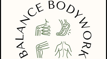 Logo of Balance Bodywork by Lynsey, featuring body part illustrations in Claremont, North Carolina, US.
