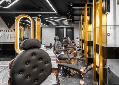 داخل صالون Shad's Men's Salon بديكور عصري في محافظة القاهرة، EG.