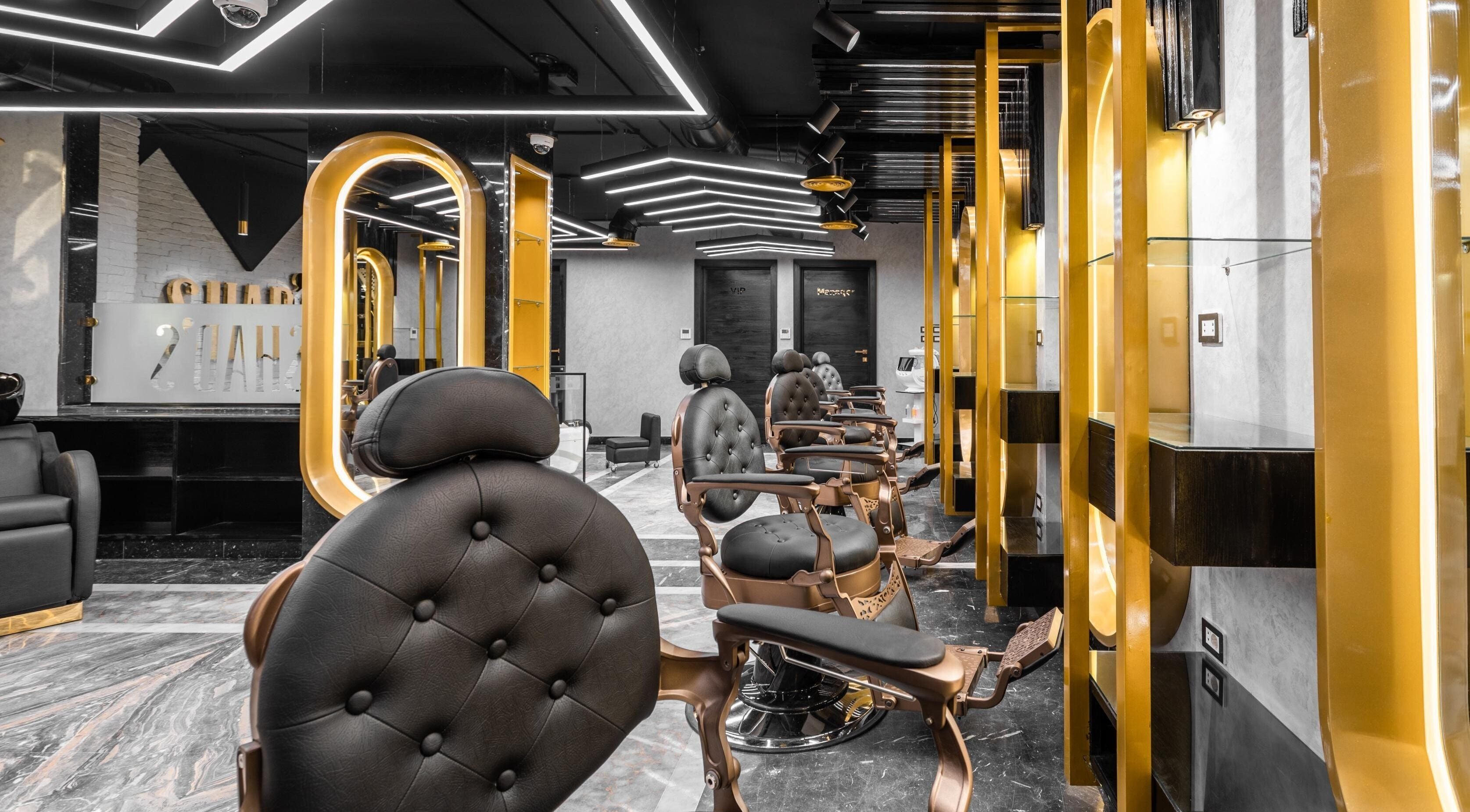 داخل صالون Shad's Men's Salon بديكور عصري في محافظة القاهرة، EG.