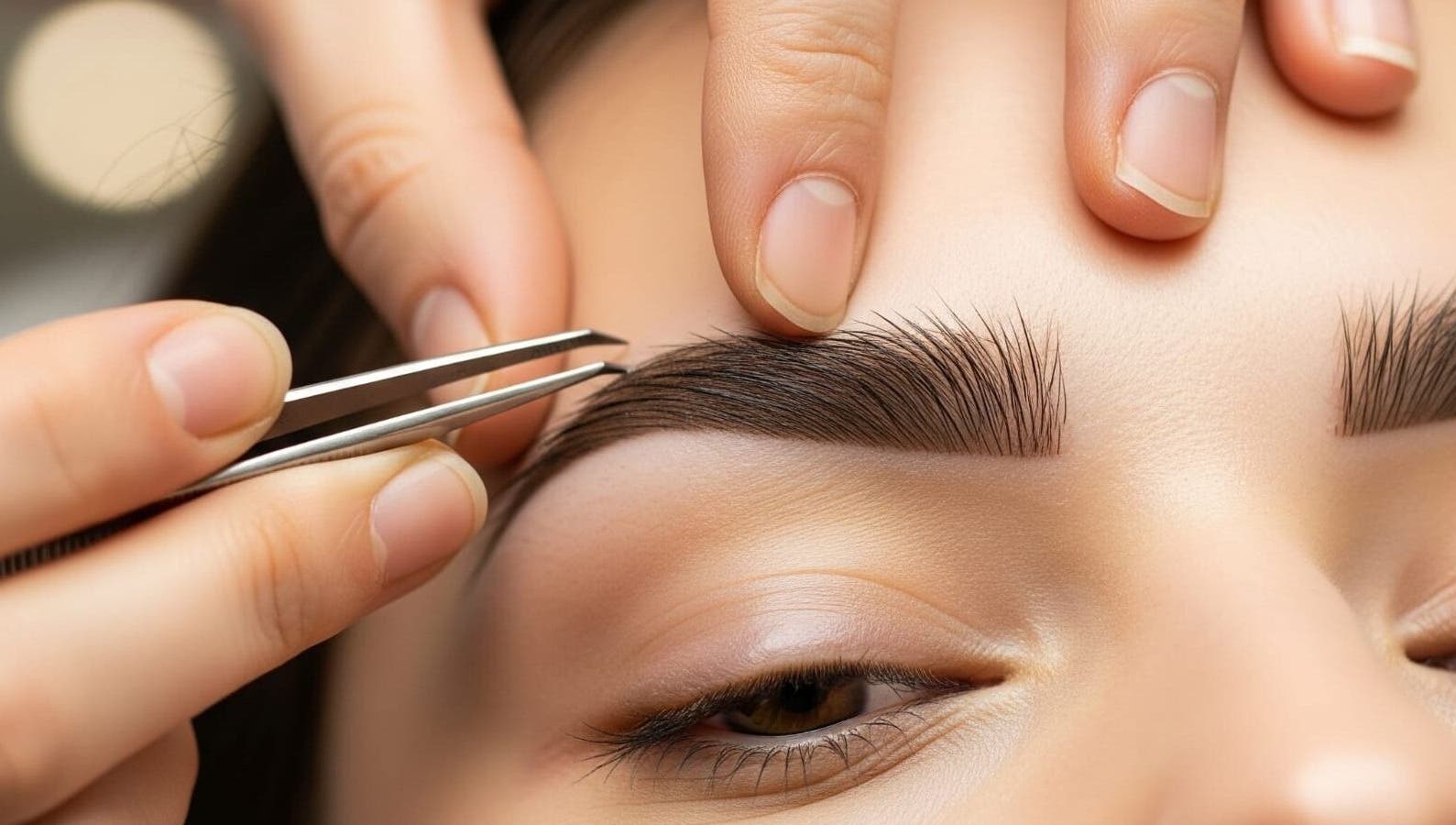 Eyebrow shaping service at Blush by Tania in Craigellachie, Scotland, GB.