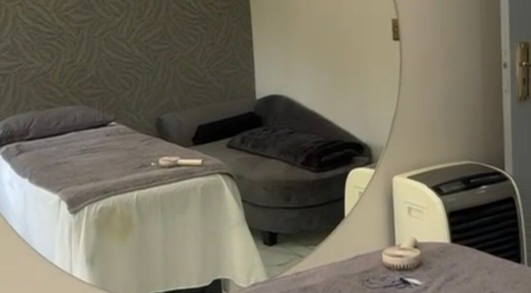 Tranquil treatment room at Lashes by Latoya, Midrand, Gauteng, ZA with plush bed and soothing decor.