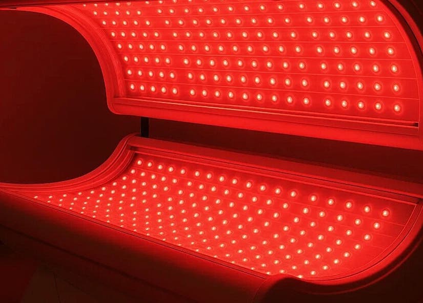 Red light therapy bed at Recovery 24/7 in Melbourne, Victoria, AU. Enhances wellness and rejuvenation.