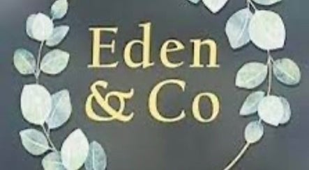 Elegant sign with leaves for Faces by MR - Garforth, located in Garforth, England, GB.