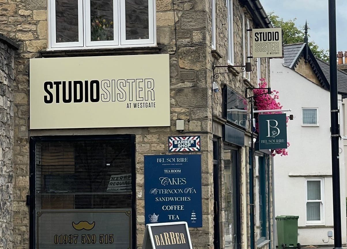 Exterior view of Faces by MR - Wetherby at Westgate, Wetherby, England, GB, showcasing unique local architecture.