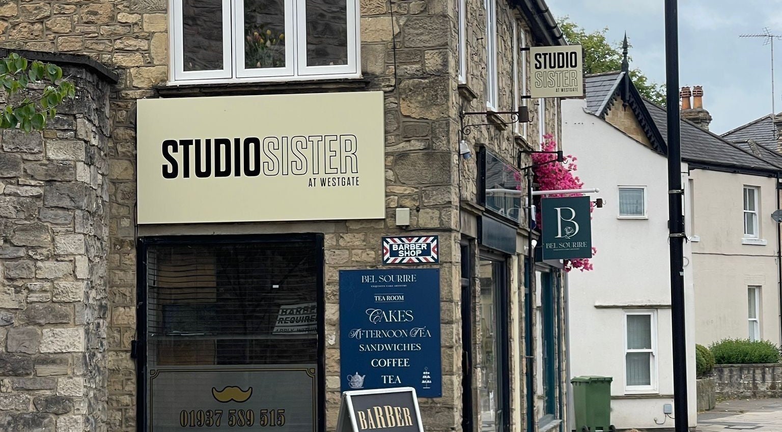Exterior view of Faces by MR - Wetherby at Westgate, Wetherby, England, GB, showcasing unique local architecture.