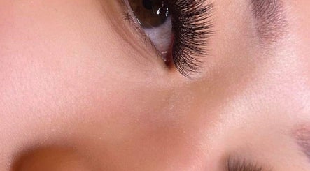 Close-up of eyelash extensions at Tiffany Beauty Spot, Melbourne, Victoria, AU showcasing elegant styling.