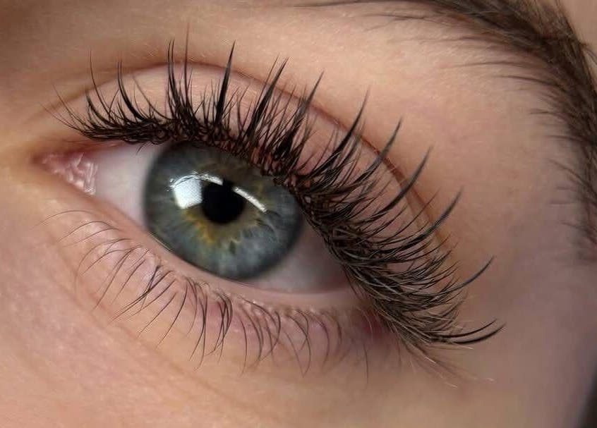 Close-up of well-groomed lashes at Tiffany Beauty Spot, Melbourne, Victoria, AU.