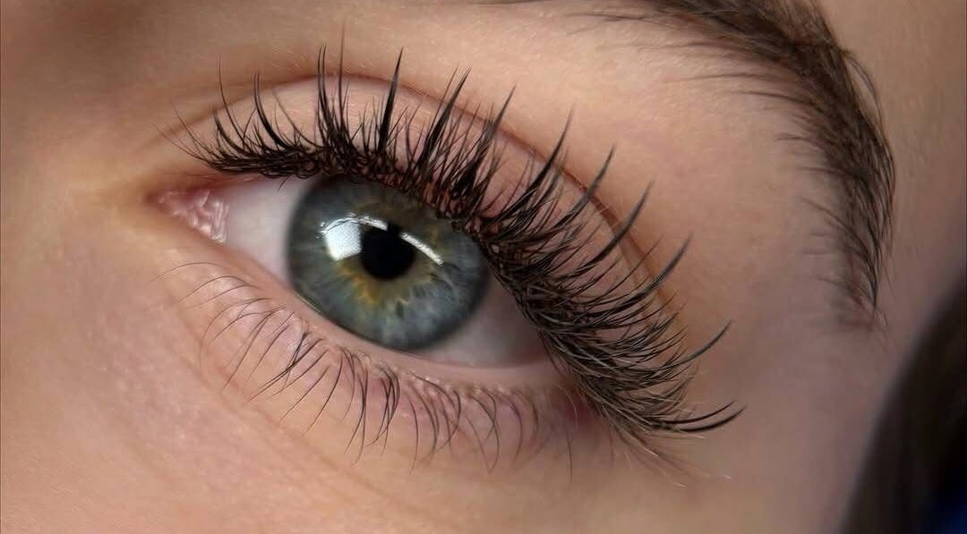 Close-up of well-groomed lashes at Tiffany Beauty Spot, Melbourne, Victoria, AU.