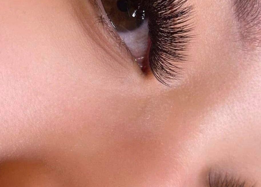 Close-up of lush lashes at Tiffany Beauty Spot, Melbourne, Victoria, AU, showcasing expert beauty care.