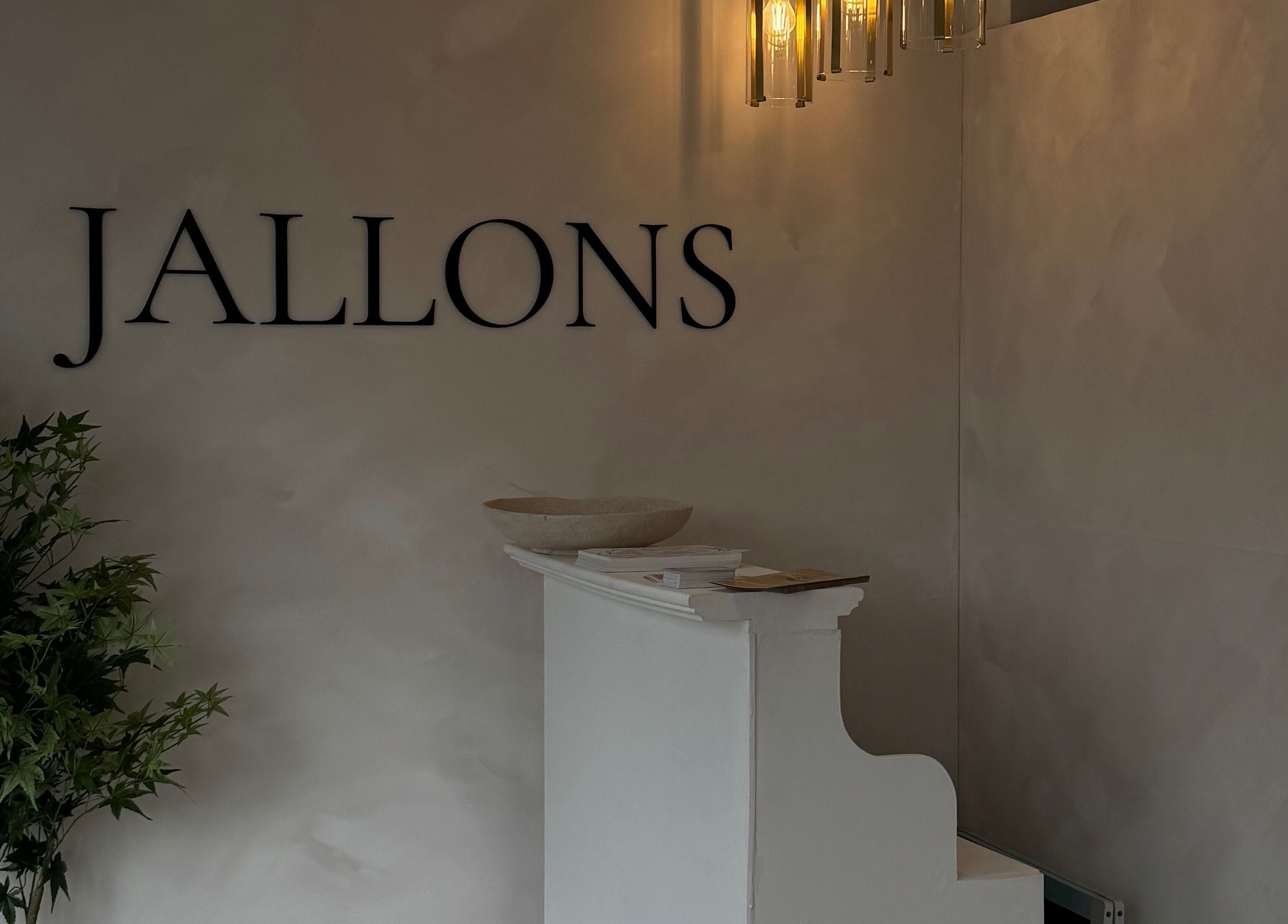 Monetlillyhair reception area with stylish decor in Clifton, England, GB.