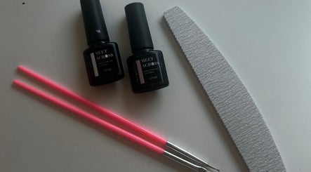 Nail care tools and gel polish at Gloss by Lexie, Shenstone, England.