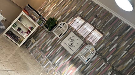 Stylish interior of Sha Ree Shi Beauty Studio in Johannesburg, Gauteng, ZA showcasing eclectic decor.