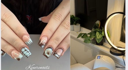 Modern nail art at Kpurenails, Cambridge, Waikato Region, NZ, showcasing intricate designs and stylish decor.