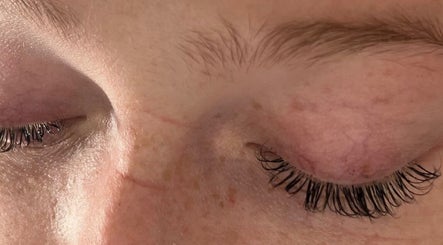 Close-up of elegant eyelashes at Lash&luxe by Adiy in Kimberley, Northern Cape, ZA.