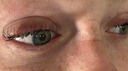 Close-up of elegant eyelash extensions at Lash&luxe by Adiy in Kimberley, Northern Cape, ZA.