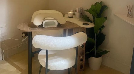 Comfortable treatment station at Bare. Beauty Studio in Bradford, England, GB.