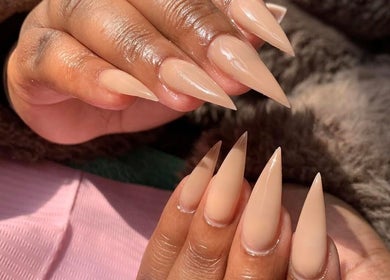 Nailed.By.Manana's elegant stiletto nails at Alexandra, Gauteng, ZA. Perfect for a chic, bold statement.