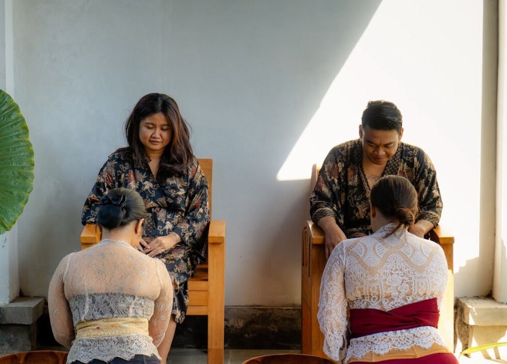 Spa tradisional di Soendaram Spa & Wellness Seaside Oceana, Bali, Bali, ID dengan layanan pijat kaki santai.