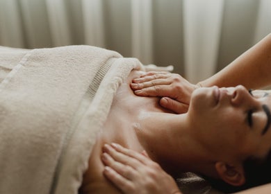 Relaxing massage session at Eden Massage Studio, East Perth, Western Australia, AU.