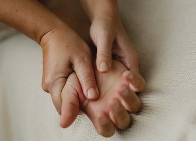 Calm massage at Eden Massage Studio, East Perth, Western Australia, AU showcasing expert hand therapy.