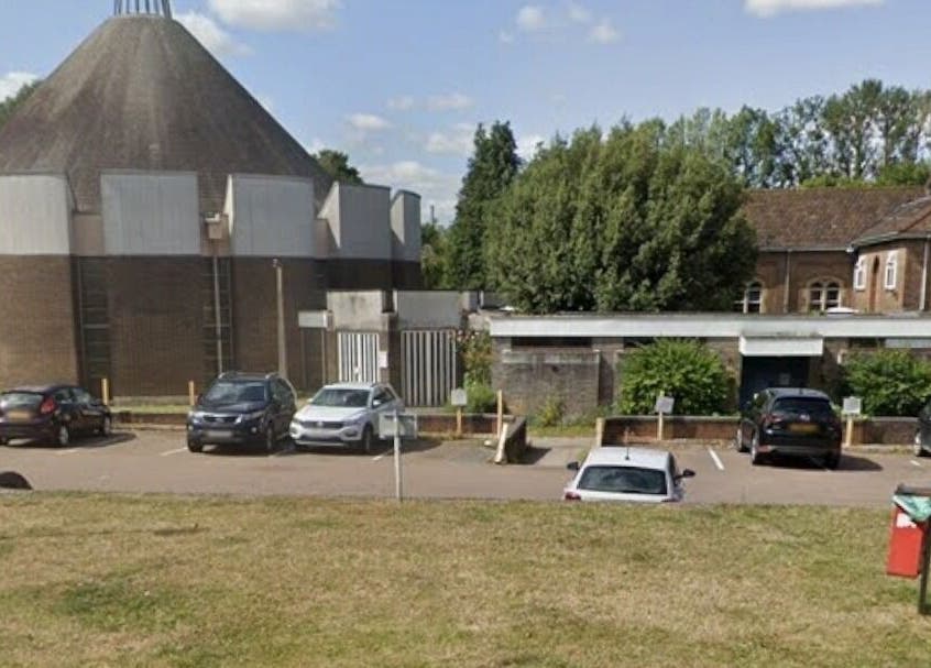 Exterior of Hollies Beauty Room in Hatfield, England, GB showcasing modern architecture and parking space.