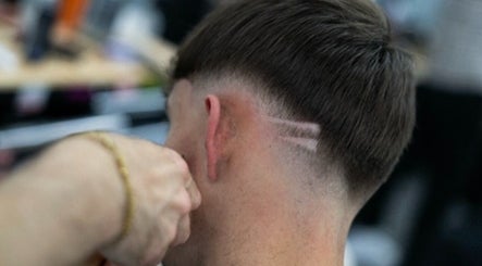 Modern fade haircut at Chatterbox in Lisburn, Northern Ireland, GB, showcasing expert barbering skills.