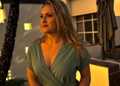 Woman enjoying sunset at FVS Photography venue, Pretoria, Gauteng, ZA.
